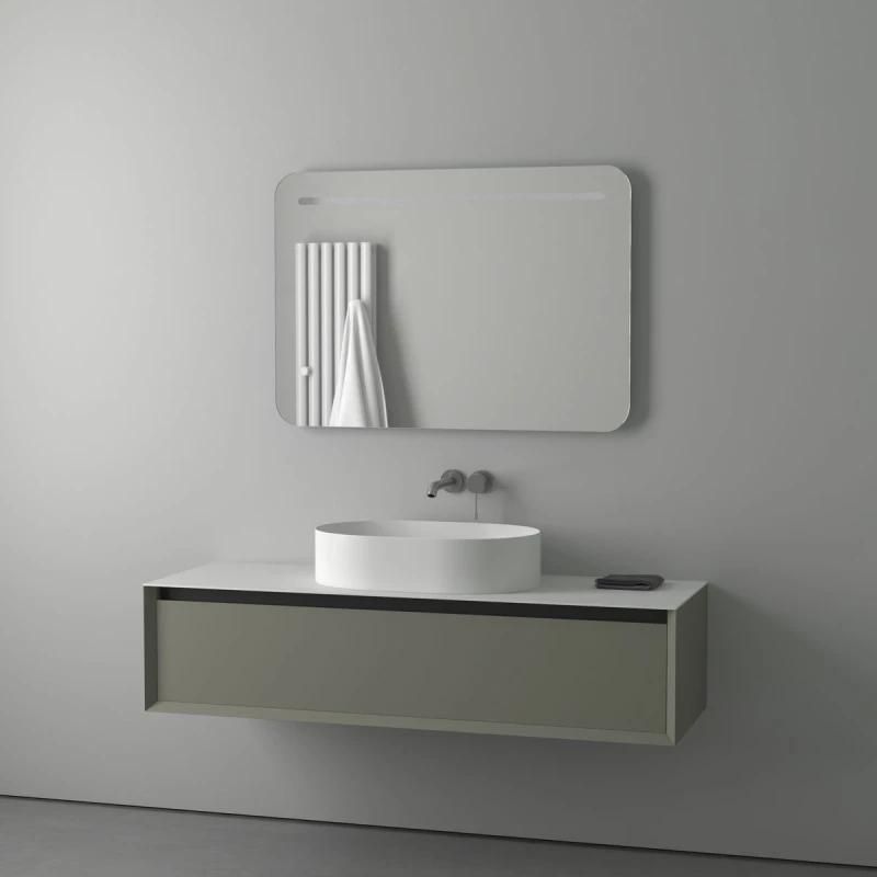 Зеркало для ванной EVOFORM Ledline BY 2147, с LED-светильником 100х70см фото 5