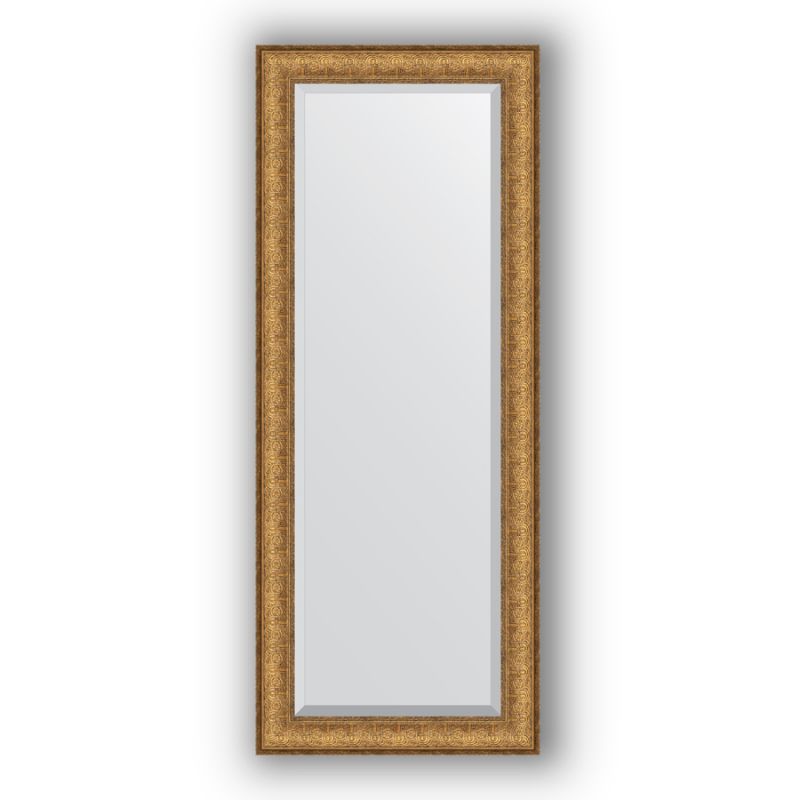 Зеркало с фацетом в багетной раме 54х134 Evoform EXCLUSIVE BY 1253 медный эльдорадо