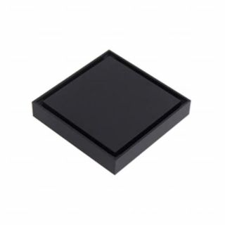 Трап для душа 10x10cm Feramolli Cubo BL065, черный