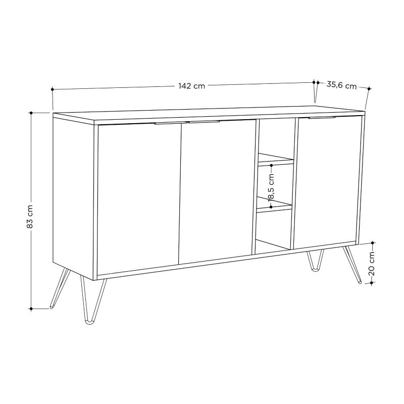 Комод CLARA Leve LEV00228