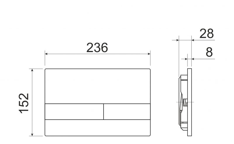 Подвесной унитаз Ceramica Nova Metric CN3007_1002CH_1000 с инсталляцией и кнопкой смыва Flat хром