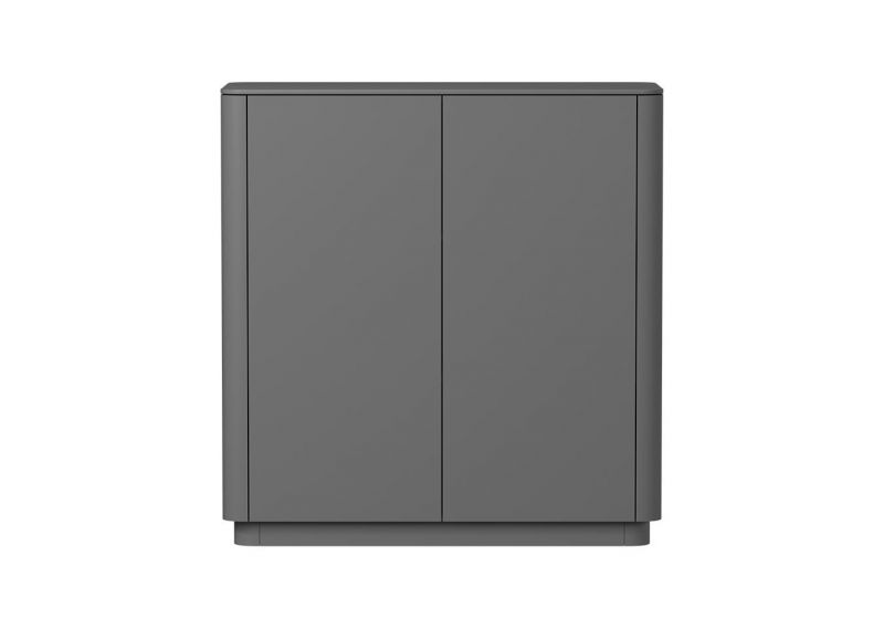 Шкаф  Ellipsefurniture Tammi 2 двери низкий (серый) TM010205180101 фото 1