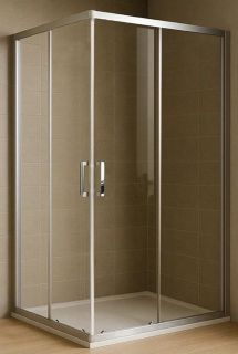 Душевой уголок Royal Bath HPD RBHPD-T-ST 90 профиль хром матовый, стекло прозрачное