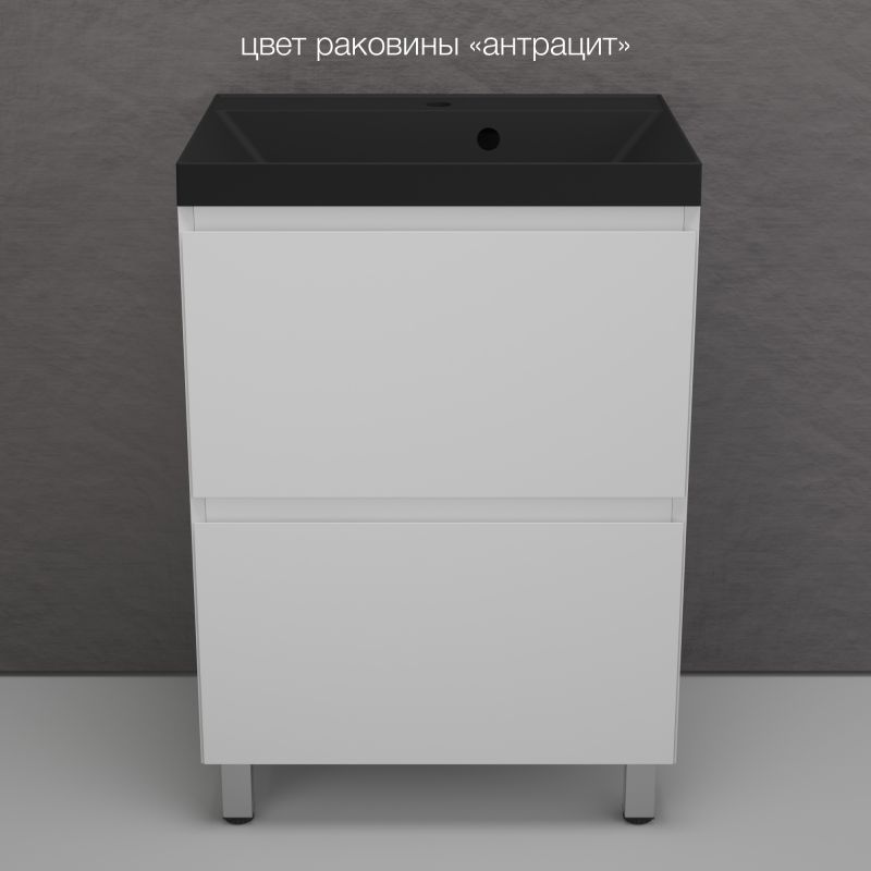 Тумба напольная под раковину Style Line Манхэттен 60 ЛС-00002377 фото 5