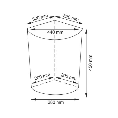 Плетеная корзина WasserKRAFT Vils WB-560-M