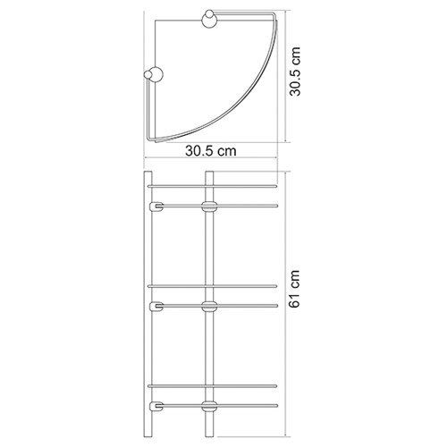 Полка WasserKRAFT K-3133 фото 3