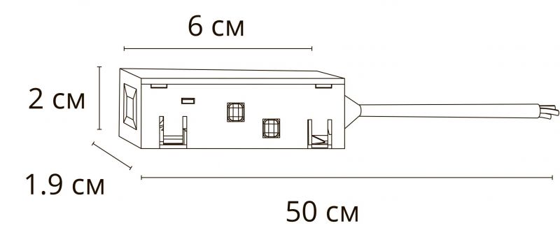 Коннектор-токопровод для шинопровода Arte Lamp LINEA-ACCESSORIES A481133 фото 2