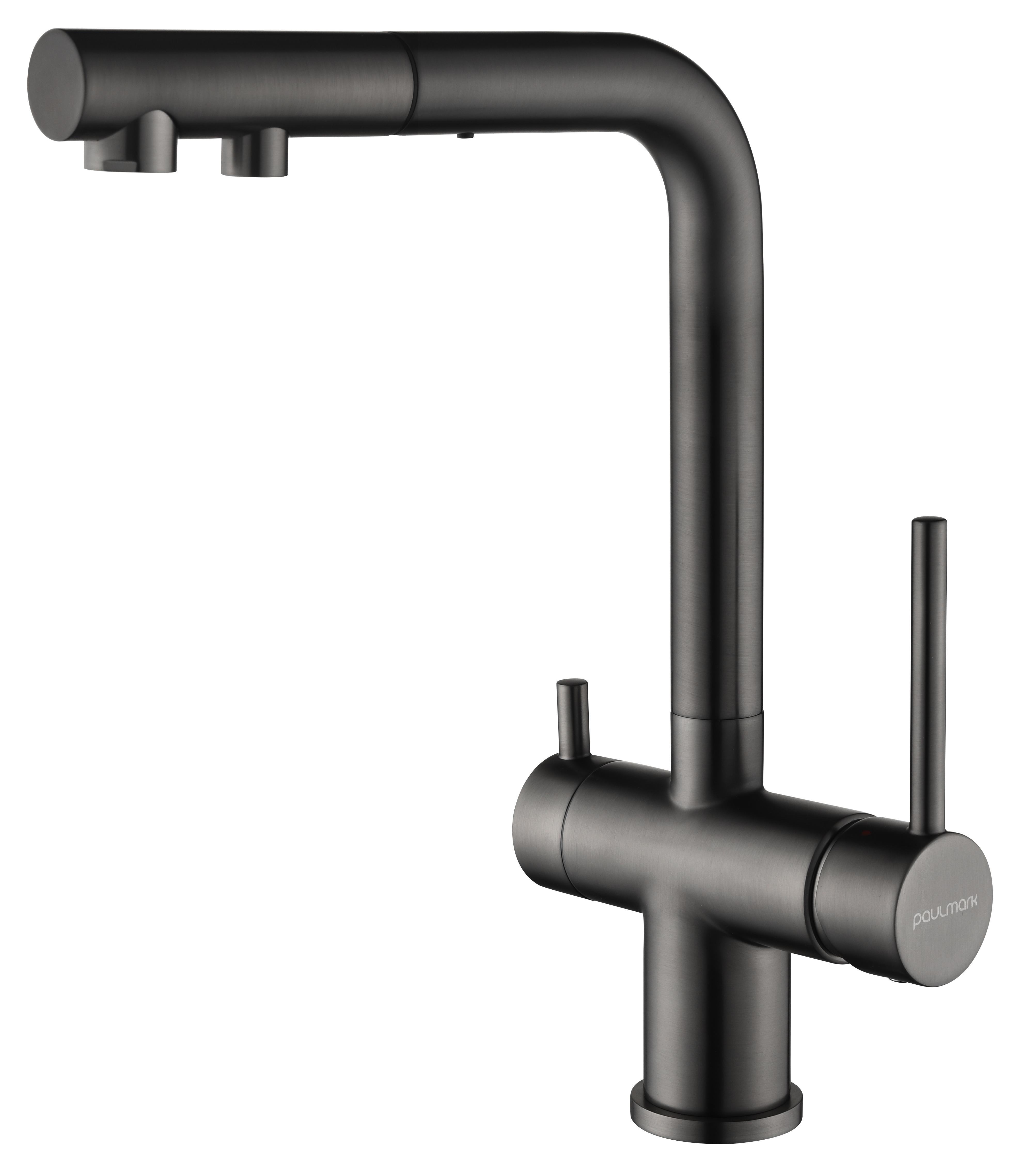 Gappo смеситель для кухни черный. G4398-19 （смеситель для кухни с фильтрам питьевой воды, Оружейная сталь）. Черный смеситель для кухни Gappo картридж. Смеситель Коер 70005-02. Смеситель черно серый.