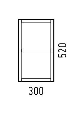 Ниша для хранения Corozo Лорена SD-00001069 30/50, 30х52 см, лайн