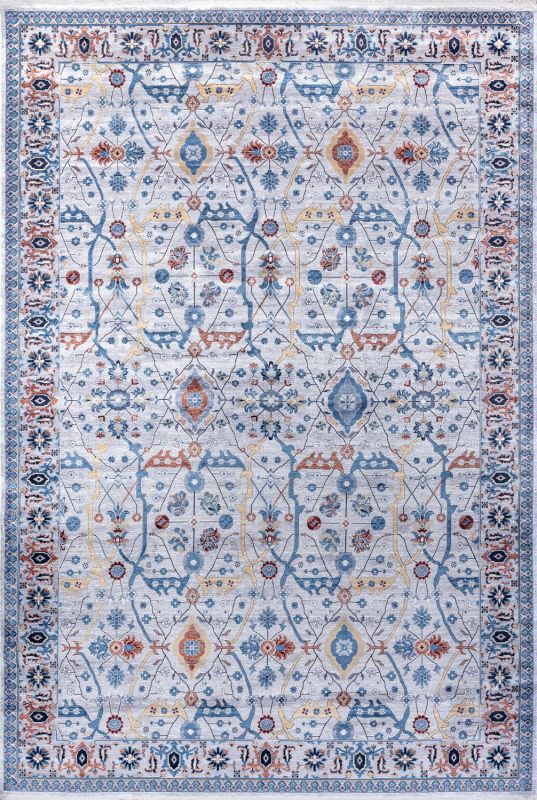 Турецкий ковер из вискозы и акрила Carpet «BELLA» 06502B-A.BEJ-GRI 120 x 180 см фото 1
