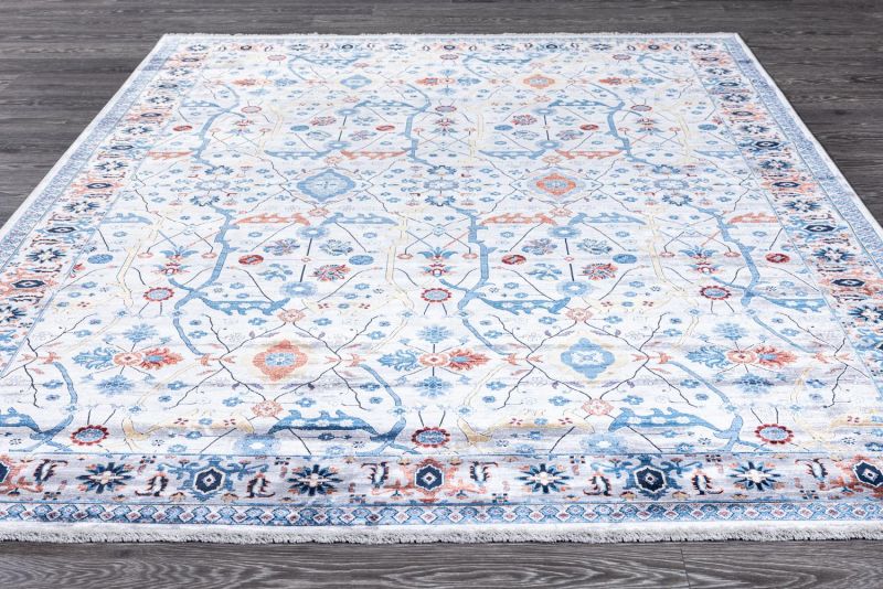 Турецкий ковер из вискозы и акрила Carpet «BELLA» 06502B-A.BEJ-GRI 120 x 180 см фото 2