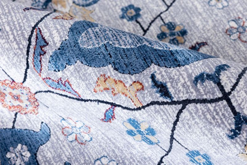 Турецкий ковер из вискозы и акрила Carpet «BELLA» 06502B-A.BEJ-GRI 120 x 180 см фото 4
