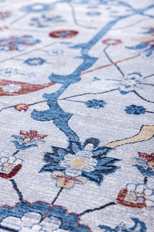 Турецкий ковер из вискозы и акрила Carpet «BELLA» 06502B-A.BEJ-GRI 120 x 180 см фото 6