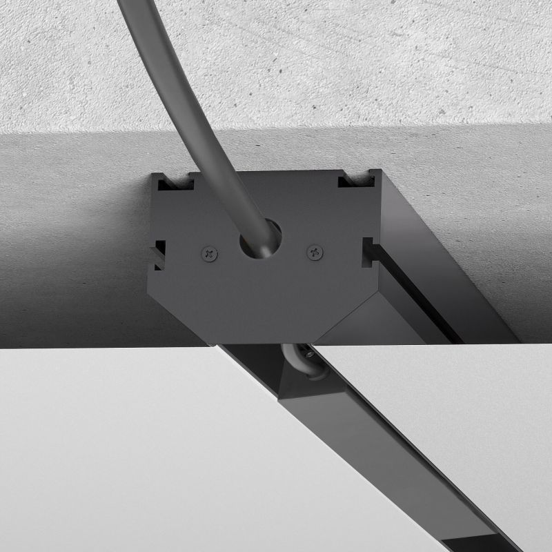 Заглушки для шинопровода в натяжной потолок 85204/00 черный 2 шт. Elektrostandard Slim Magnetic 85206/00 фото 2