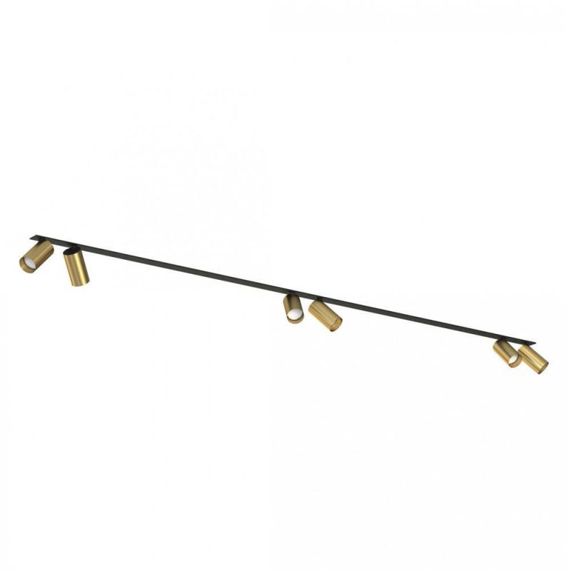 Спот Nowodvorski Mono Surface Black/Brass GU10 60W 7748 фото 1