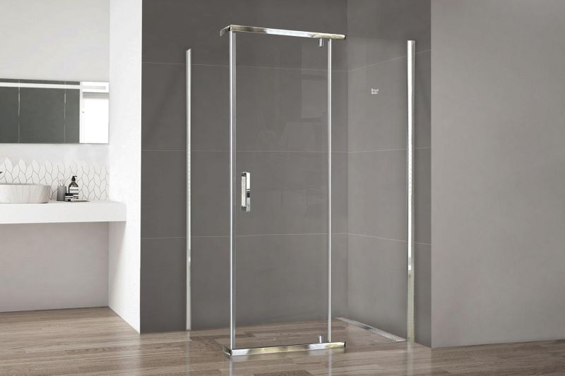 Душевой уголок Royal Bath HPVD RBHPVD-T-CH 100 стекло прозрачное/профиль хром фото 1