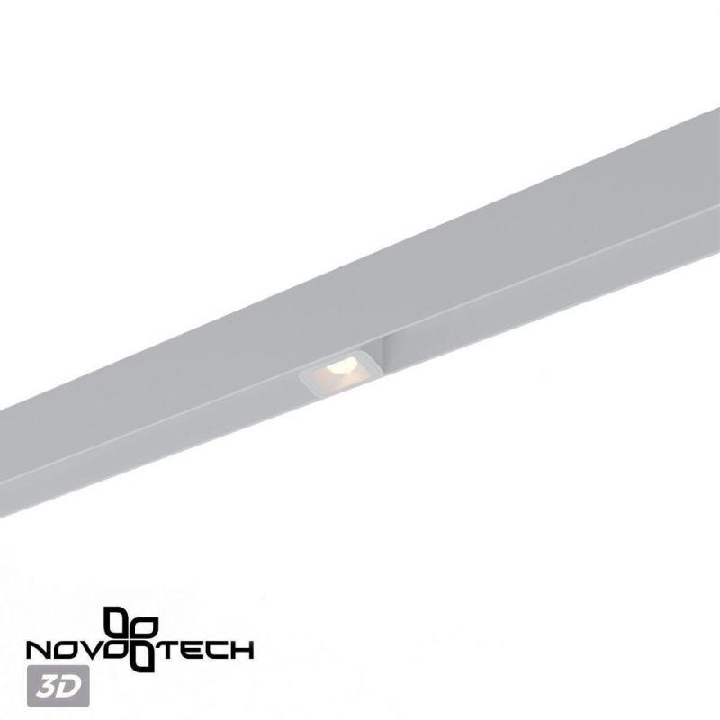 Трековый светильник для низковольтного шинопровода NovoTech SHINO NT24 128 LED 3W 4000K(белый) 120Лм белый 359514 FLUM фото 3