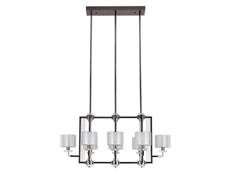 Люстра Clear crystal Clear glass Newport 4400 E14 65W 4408/S black glossy фото 1