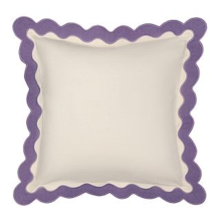 Чехол на подушку с контрастным кантом сиреневого цвета Tkano Trendy Ruffles, 40х40 см BD-3132921