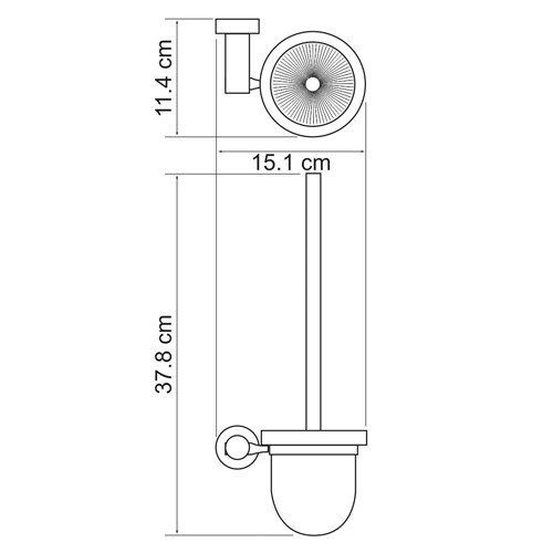 Щетка для унитаза WasserKRAFT Donau K-9427