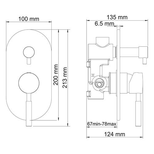 Смеситель для ванны WasserKRAFT Wern 4241 фото 3