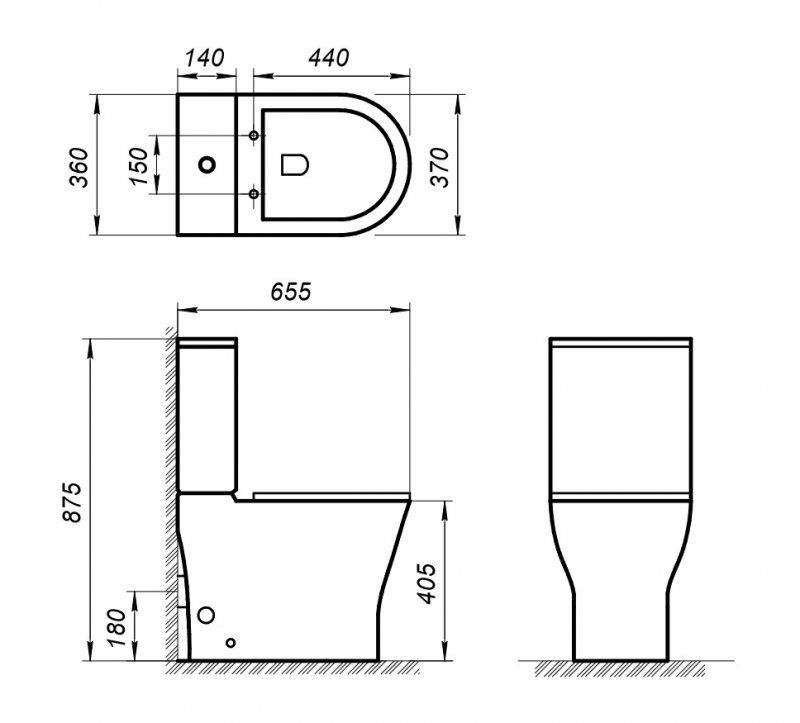 Бачок BelBagno Acqua BB340T фото 2