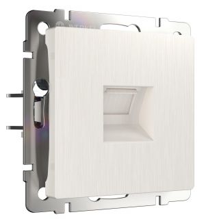 Розетка Ethernet RJ-45 (перламутровый рифленый) Werkel W1181013