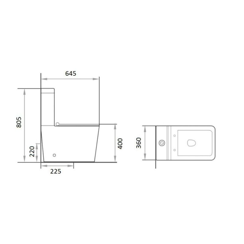 Унитаз-компакт Orange C06-000w с микролифтом