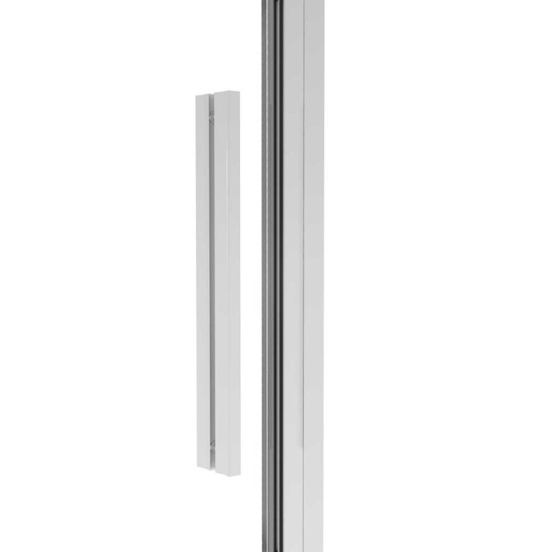 Душевой уголок Vincea Slim Soft VSR-1SS9012CL 120х90 см, профиль хром, стекло прозрачное фото 5
