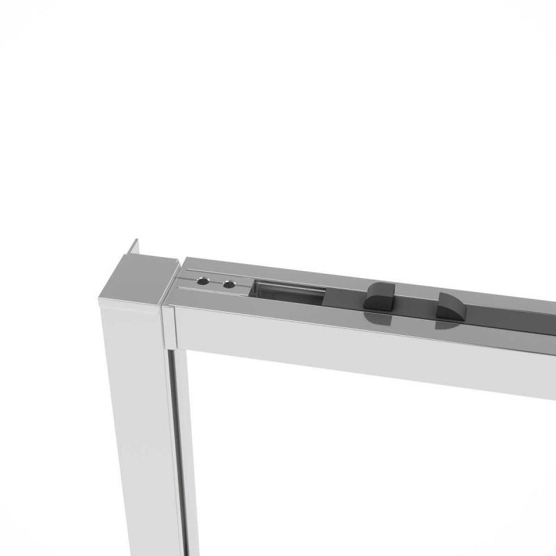 Душевой уголок Vincea Slim Soft VSR-1SS9012CL 120х90 см, профиль хром, стекло прозрачное фото 9