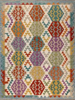 Пакистанский ковер из шерсти Carpet «KILIM» 23-15702 159 x 202 см