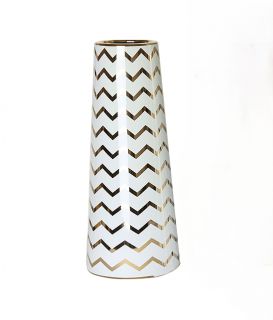Ваза Sotogrande White Geometric pattern BD-3049001