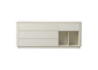 Тумба  Ellipsefurniture Tammi 4 ящика 2 полки ширина 180 см (молочный) TM010203090101