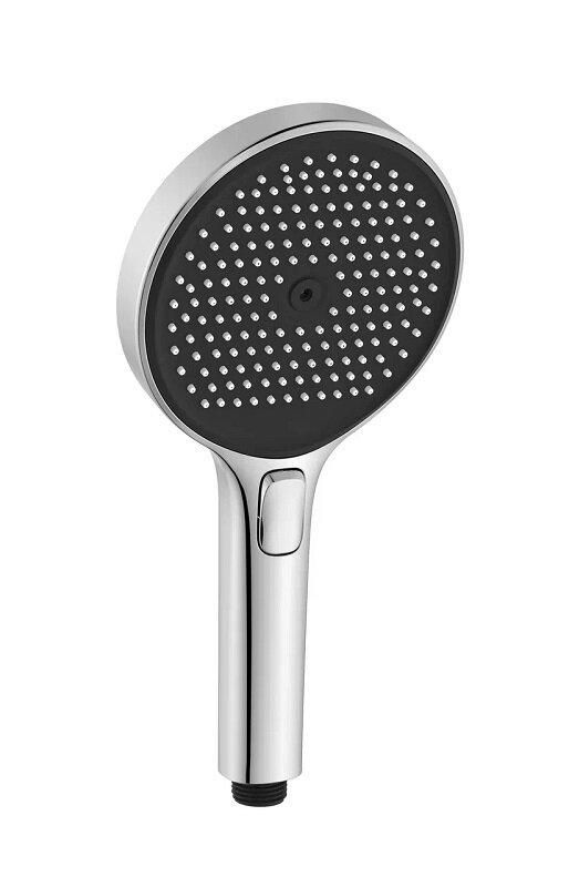 Душевая лейка SANCOS Nok round SC6001CH-B хром/черный матовый фото 1