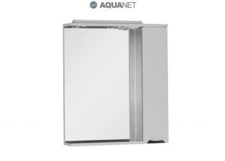 Зеркальный шкаф Aquanet Гретта 75 173995 белый/венге