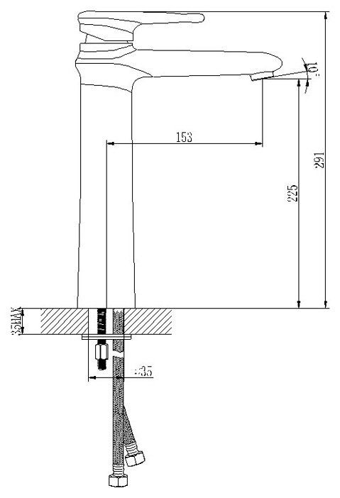 Смеситель Lemark Status LM4409C