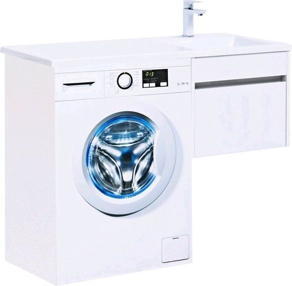Тумба с раковиной Aquanet Токио 110 R белый 00239209 фото 1