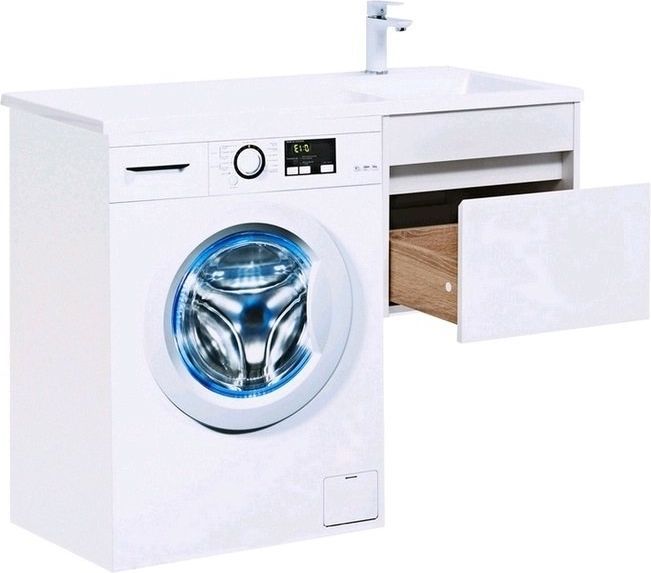 Тумба с раковиной Aquanet Токио 110 R белый 00239209 фото 7
