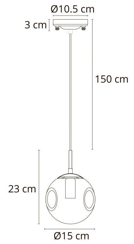 Подвес Arte Lamp TUREIS A9915SP-1PB фото 3