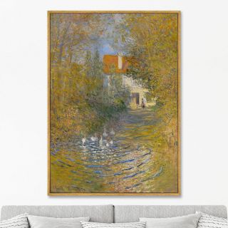 Репродукция картины ArtNoMore на холсте The Geese, 1874г. BD-2282239