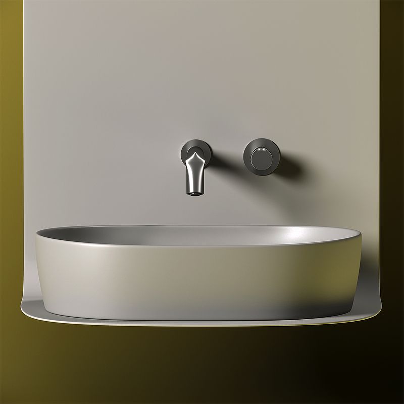 Раковина-чаша Ceramica Nova ELEMENT CN6047MH 60 см., антрацит матовая фото 4