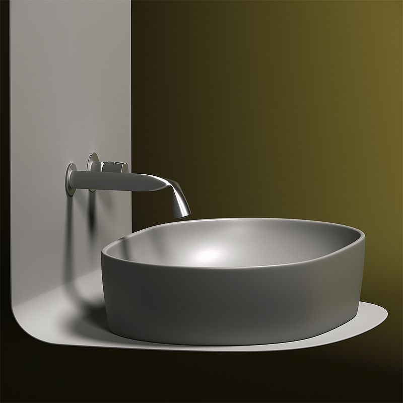 Раковина-чаша Ceramica Nova ELEMENT CN6047MH 60 см., антрацит матовая фото 5