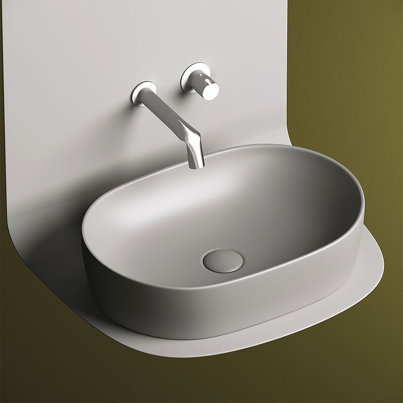 Раковина-чаша Ceramica Nova ELEMENT CN6047MH 60 см., антрацит матовая фото 7