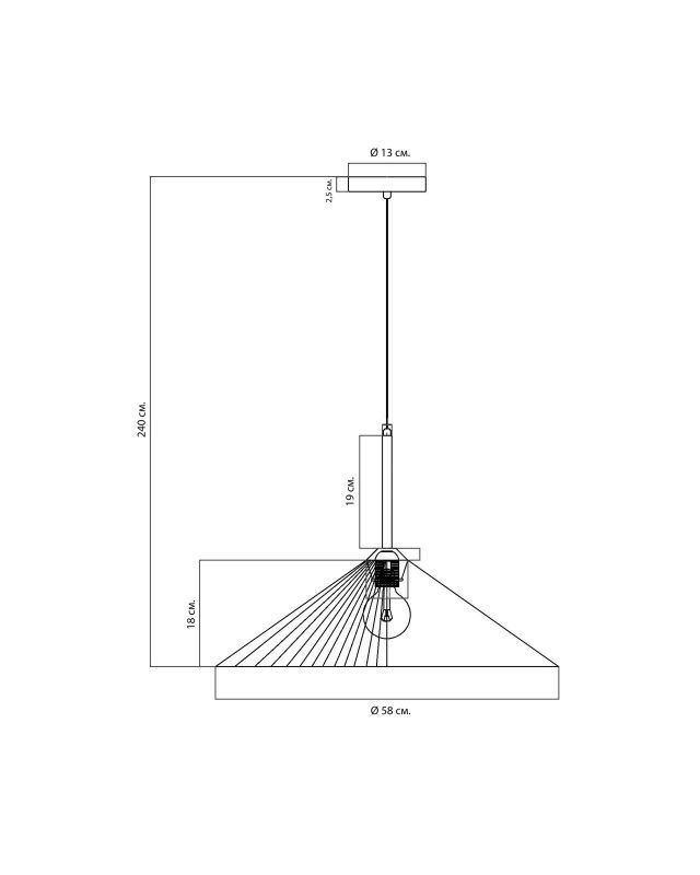 Подвесной светильник LH Mirror Home Парсон BD-3069802 фото 5