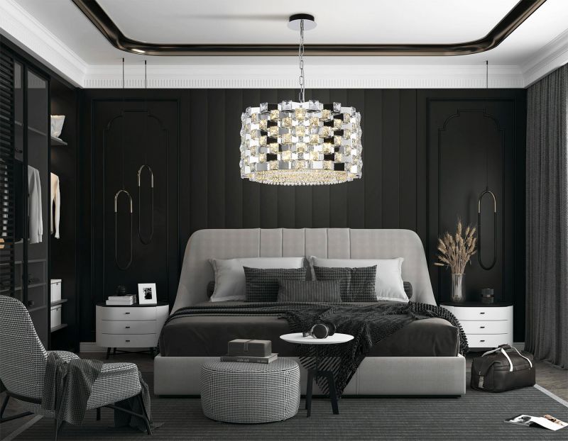 Подвесная люстра с хрусталем Ambrella LH IP20 E14 LH41001 фото 6