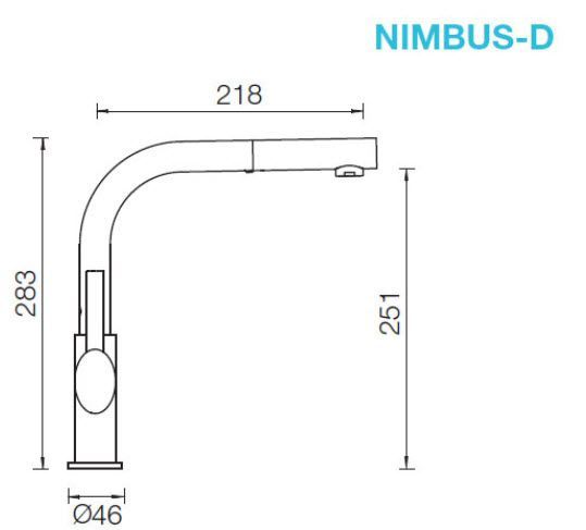 Смеситель Schock Nimbus- D Cristadur 710088