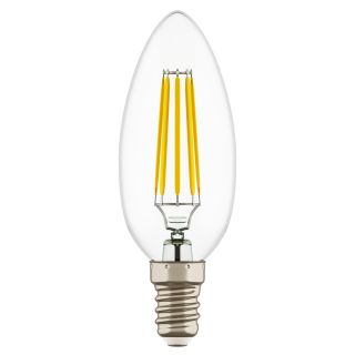 Светодиодная лампа Lightstar LED 220V C35 E14  4W=40W 350LM 360G CL 3000K 20000H 940562