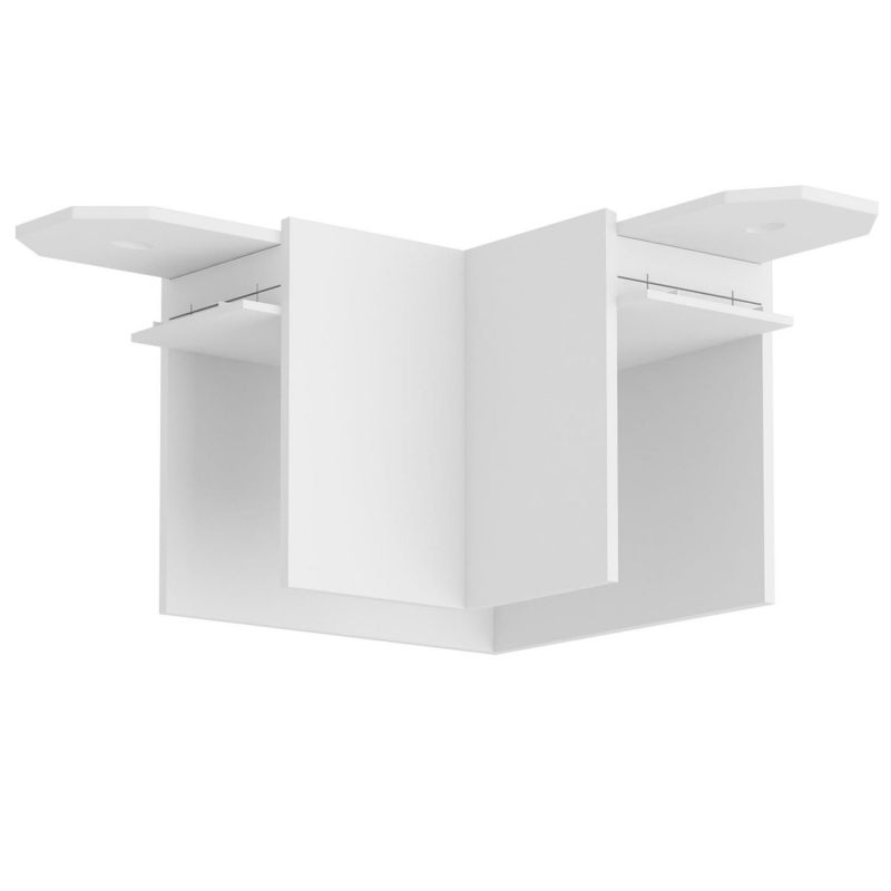 Угловой соединитель для шинопровода Denkirs SMART TR2102-WH фото 1