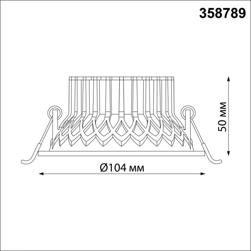 Светильник встраиваемый светодиодный NovoTech SPOT BIND 15W 358789 фото 2