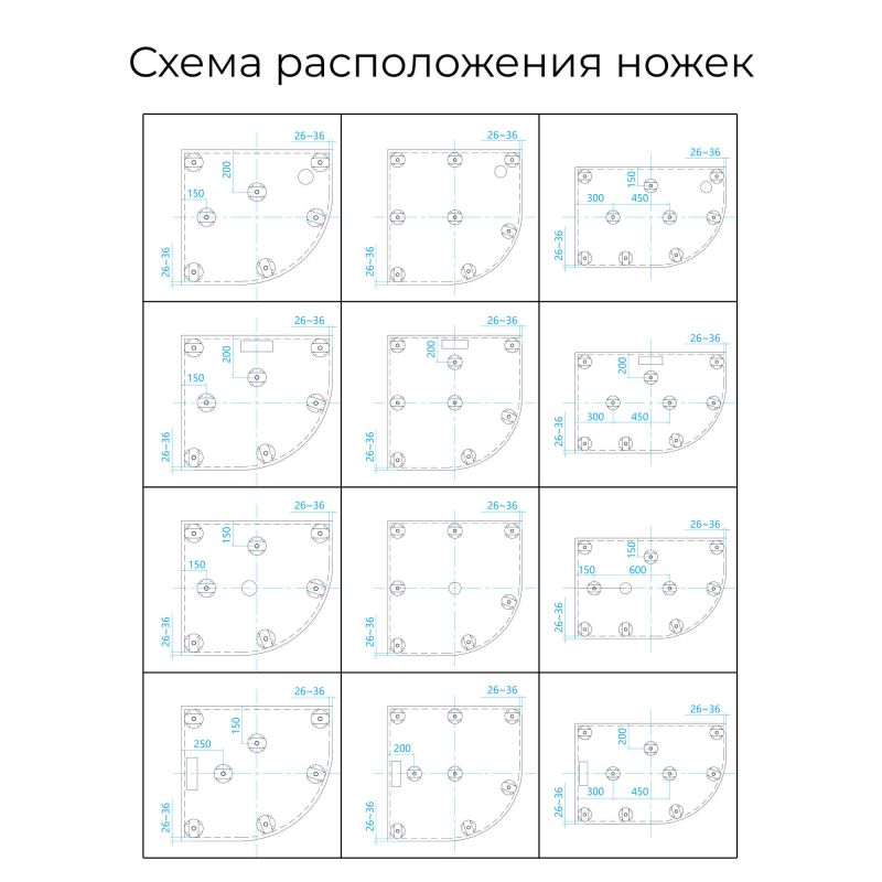 Душевой поддон RGW ST/AR-G 16154129-02R графит 120x90 см фото 3